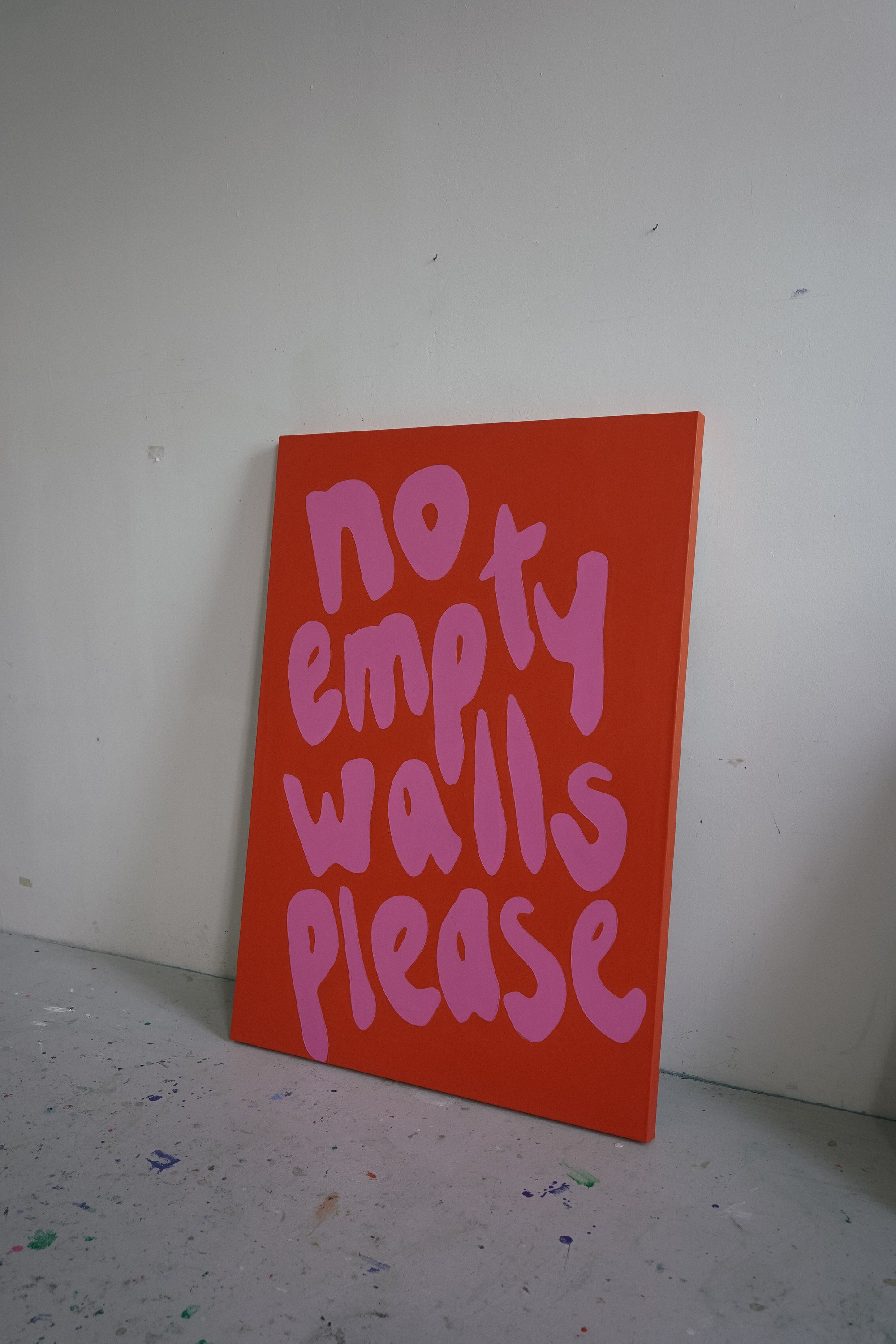 No empty walls please